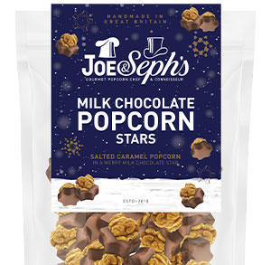 Chocolate Stars with Salted Caramel 150G Popcorn